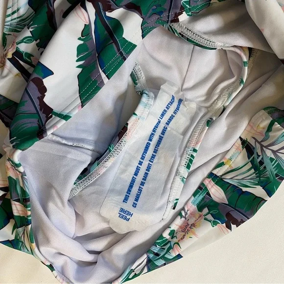 NWT CocoShip size XL green tropical bikini swimsuit - Picture 9 of 11